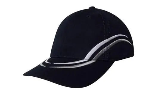 Headwear Emb Lines On Crown & Peak Cap X12 - 4075 Headwear Professionals